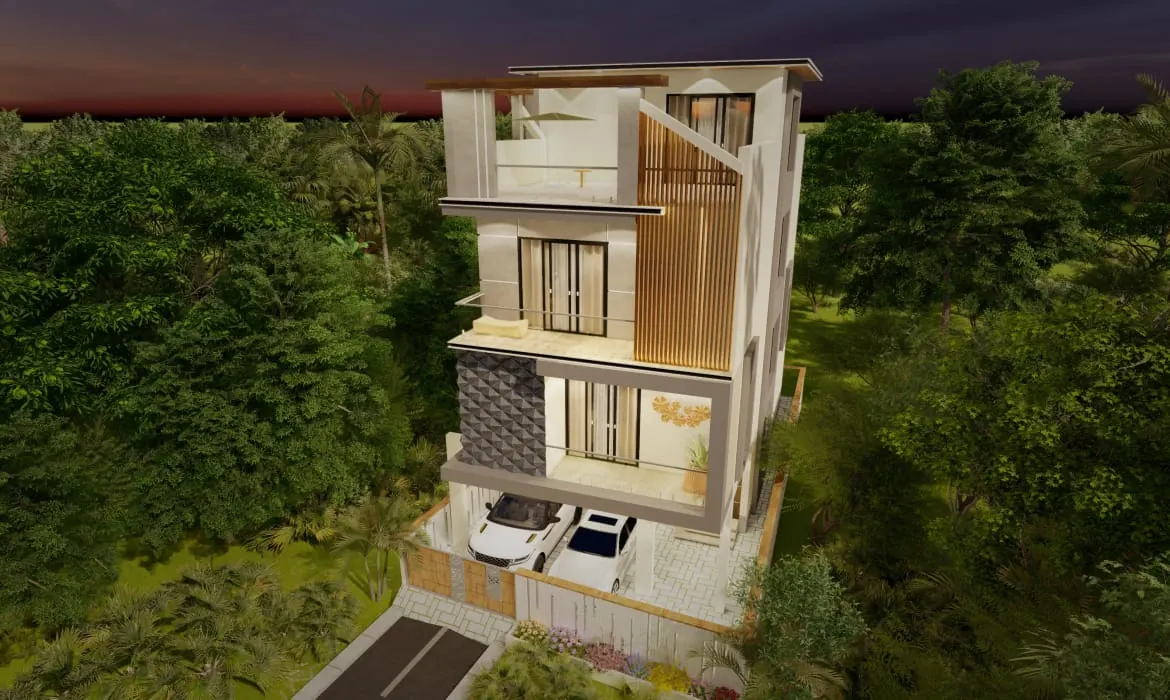 Cruzon, Kottivakkam, ECR – project by Amoldo Designs