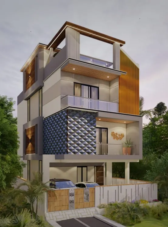 Cruzon, Kottivakkam, ECR – project by Amoldo Designs